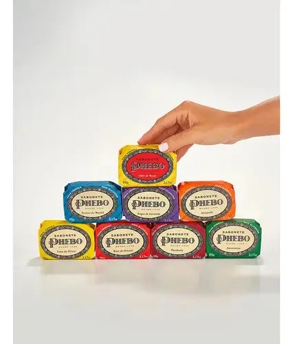 Caixa Presente Kit Sabonetes Phebo - 16 ou 8 Sabonetes 90g Cada - 9