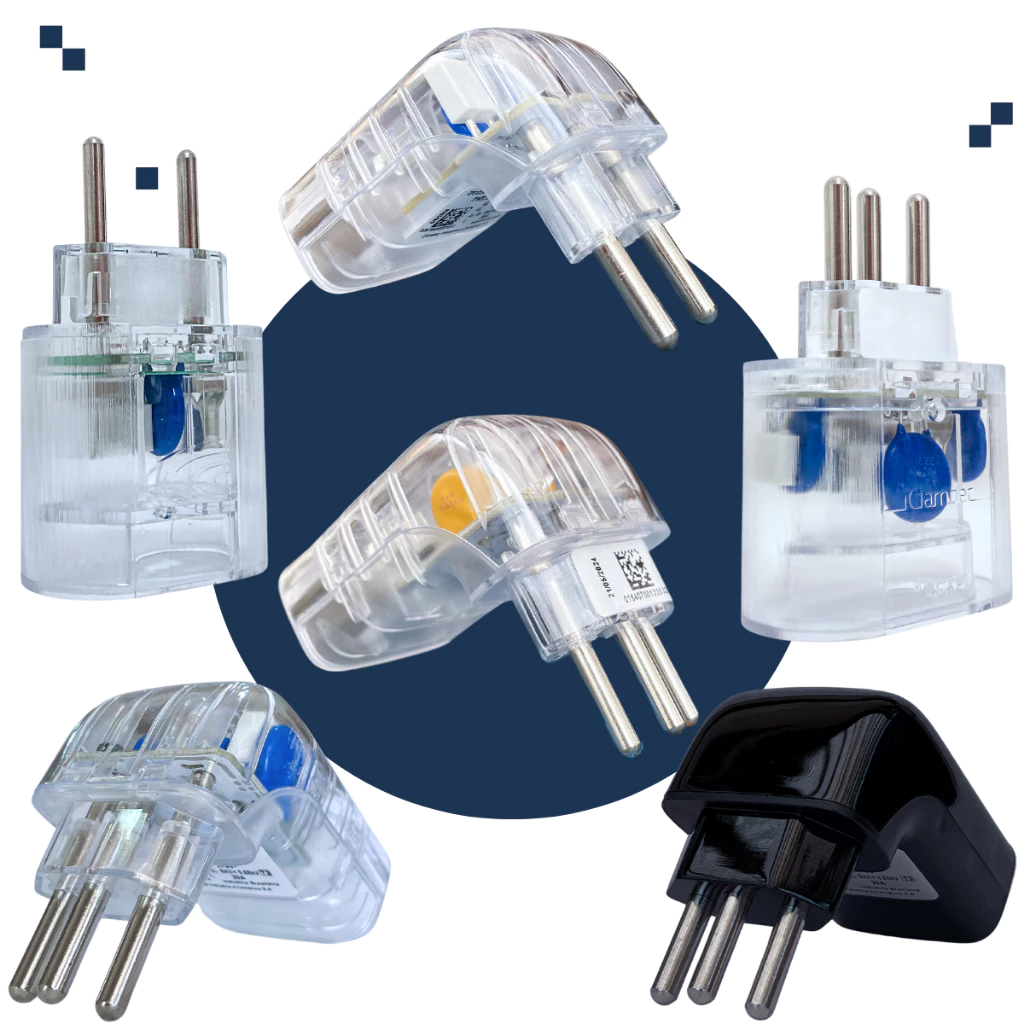 DPS Protetor Contra Surtos Elétricos Raios Clamper Pocket/Fit 2 e 3 Pinos 10a 20a Sem Aterramento - 8